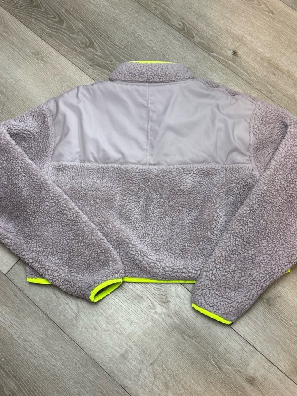 Nike Sportswear Sherpa Fleece Cropped Quarter Zip - Medium - Picture 4 of 4